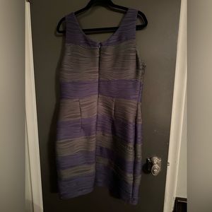 Purple and grey fitted Sophia Christina